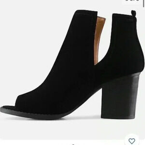 MARCOREPUBLIC Moscow Slip On Side Cut Peep Toe Bootie Size 6